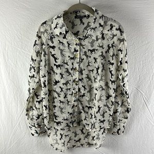 Paper Moon Sheer/Chiffon Blouse Size XS